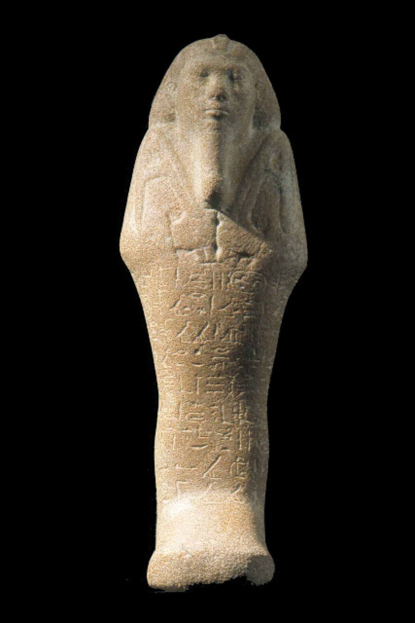 Uixebti del faraó Taharqa
Dinastia XXV, regnat de Taharqa (690-664 aC)
Granit
Alçada: 33 cm
Inv.: MEB E-643