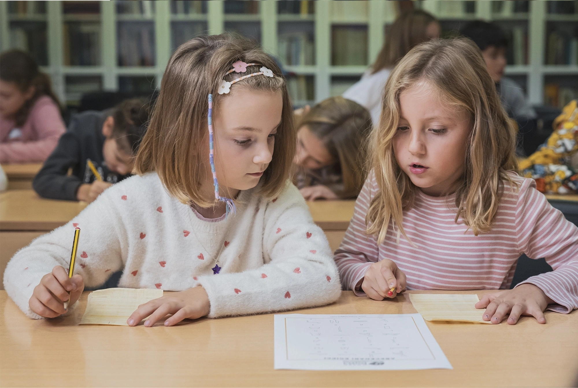 Taller de jeroglífics escolar al Museu Egipci de Barcelona