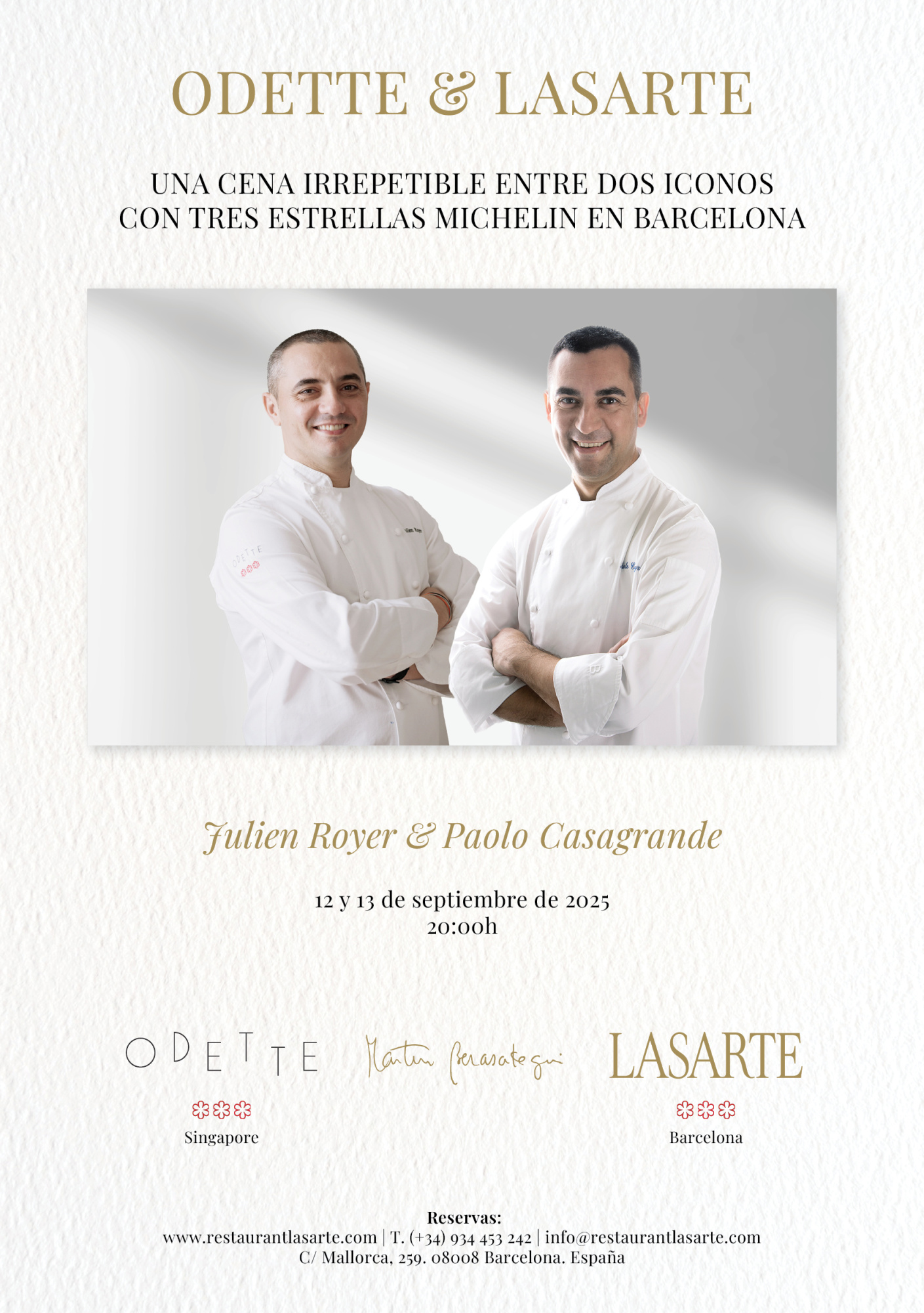 LASARTE & ODETTE Cartel ESP 2 LASARTE & ODETTE Cartel ESP 2